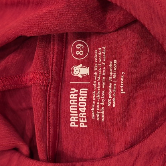 Primary Red Hooded Tshirt - Picture 2 of 3